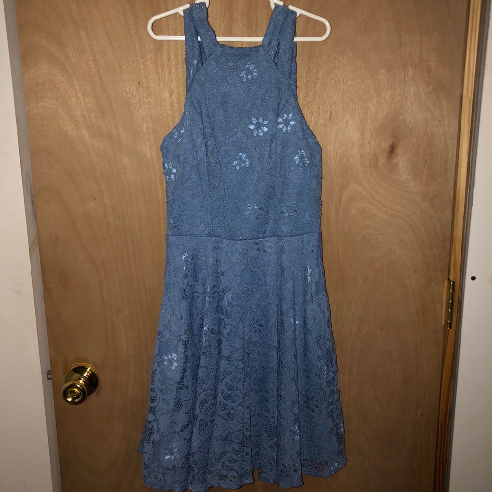 Light Blue Lace B. Darlin Dress